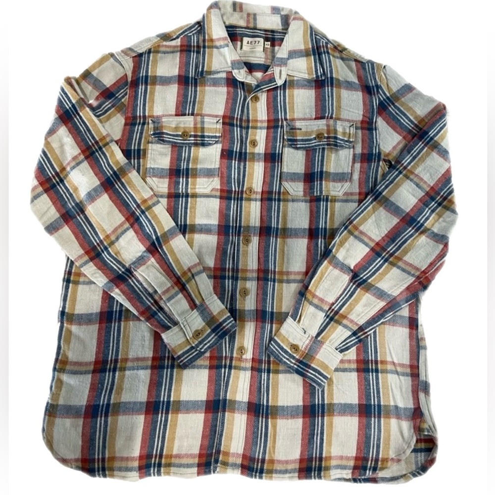 AE77 Premium Flannel Shirt, Size M